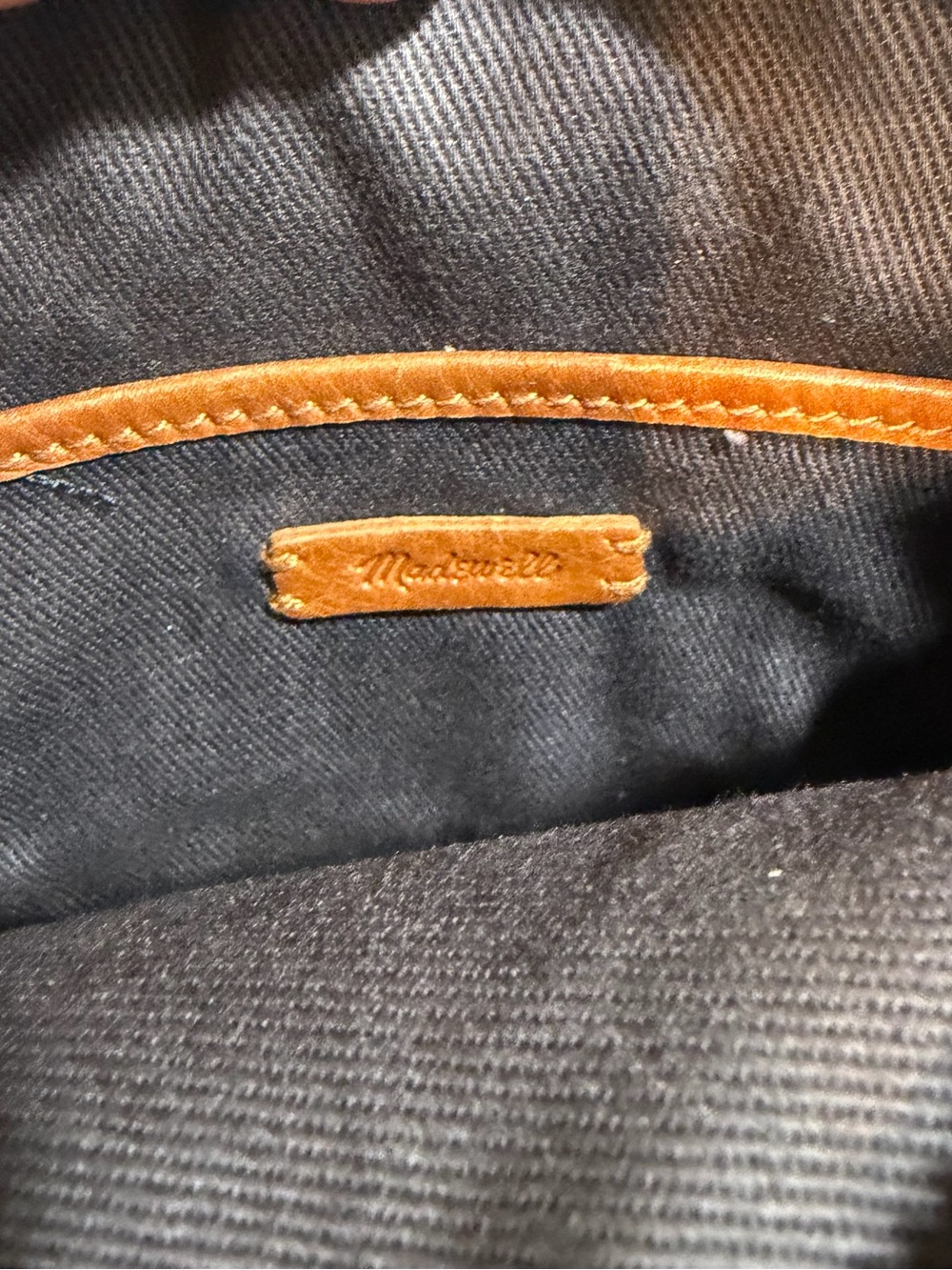 Madewell Round Crossbody Bag in Cognac Brown - Picture 10 of 10